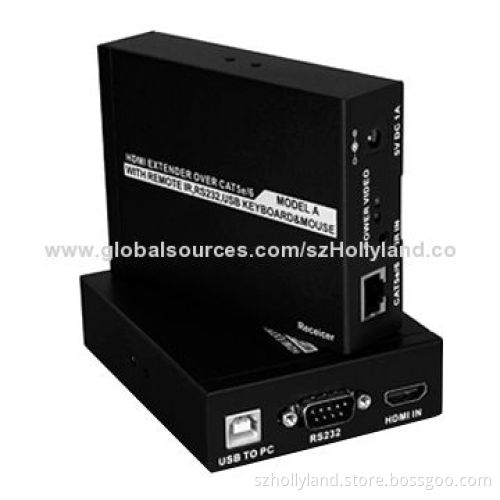 HDMI Transmitters and Receiver with 50m Single CAT, IR